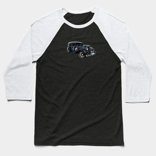 Classic Car Baseball T-Shirt by TambuStore